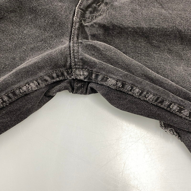 【現状渡し品】【メンズ】 Levi's リーバイス 550 RELAXED FIT BLACK DENIM PANTS 00550-0260 ブラックデニムパンツ ジーンズ 刻印217 後染め 157-260814-as-02-izu サイズ：34×32 カラー：ブラック 万代Net店