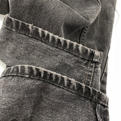 【現状渡し品】【メンズ】 Levi's リーバイス 550 RELAXED FIT BLACK DENIM PANTS 00550-0260 ブラックデニムパンツ ジーンズ 刻印217 後染め 157-260814-as-02-izu サイズ：34×32 カラー：ブラック 万代Net店