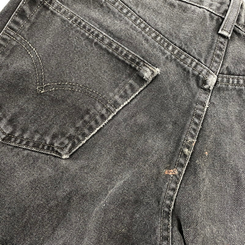 【現状渡し品】【メンズ】 Levi's リーバイス 550 RELAXED FIT BLACK DENIM PANTS 00550-0260 ブラックデニムパンツ ジーンズ 刻印217 後染め 157-260814-as-02-izu サイズ：34×32 カラー：ブラック 万代Net店