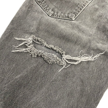 【現状渡し品】【メンズ】 Levi's リーバイス 550 RELAXED FIT BLACK DENIM PANTS 00550-0260 ブラックデニムパンツ ジーンズ 刻印217 後染め 157-260814-as-02-izu サイズ：34×32 カラー：ブラック 万代Net店