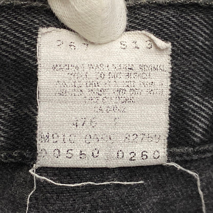 【現状渡し品】【メンズ】 Levi's リーバイス 550 RELAXED FIT BLACK DENIM PANTS 00550-0260 ブラックデニムパンツ ジーンズ 刻印217 後染め 157-260814-as-02-izu サイズ：34×32 カラー：ブラック 万代Net店