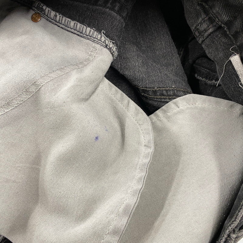 【現状渡し品】【メンズ】 Levi's リーバイス 550 RELAXED FIT BLACK DENIM PANTS 00550-0260 ブラックデニムパンツ ジーンズ 刻印217 後染め 157-260814-as-02-izu サイズ：34×32 カラー：ブラック 万代Net店