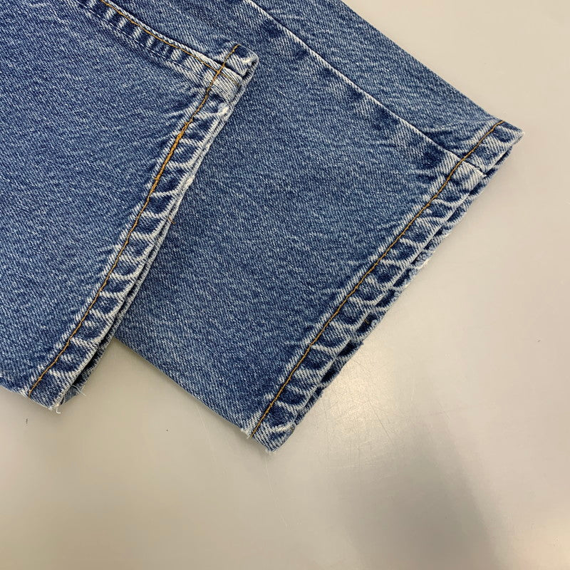 【中古品】【メンズ】 EURO LEVI'S ユーロ リーバイス 615-0216 刻印299 UK製 オレンジタブ 90S 615 DENIM PANTS デニム パンツ ボトムス ズボン 157-260814-cs-13-izu サイズ：W36 L32 カラー：インディゴ 万代Net店