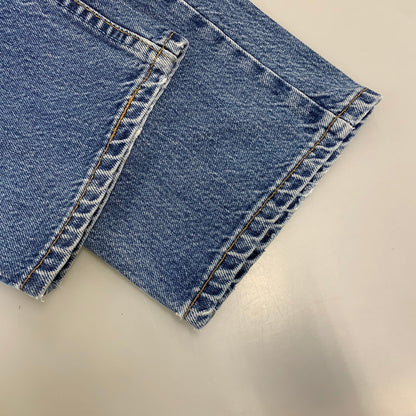 【中古品】【メンズ】 EURO LEVI'S ユーロ リーバイス 615-0216 刻印299 UK製 オレンジタブ 90S 615 DENIM PANTS デニム パンツ ボトムス ズボン 157-260814-cs-13-izu サイズ：W36 L32 カラー：インディゴ 万代Net店