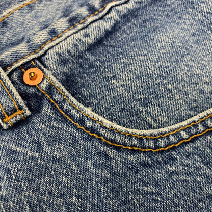 【中古品】【メンズ】 EURO LEVI'S ユーロ リーバイス 615-0216 刻印299 UK製 オレンジタブ 90S 615 DENIM PANTS デニム パンツ ボトムス ズボン 157-260814-cs-13-izu サイズ：W36 L32 カラー：インディゴ 万代Net店