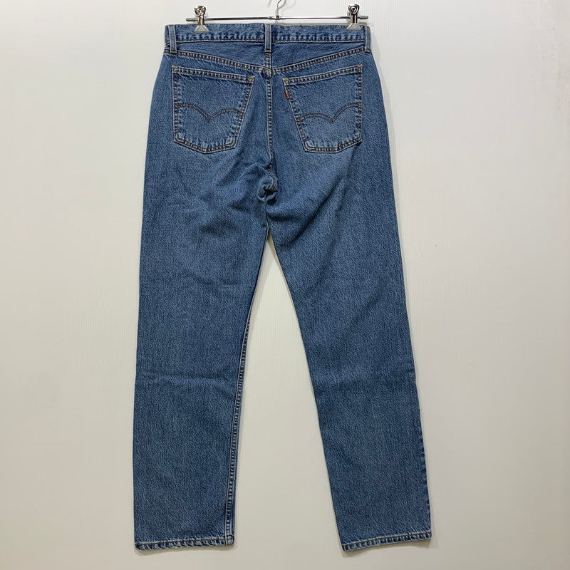 【中古品】【メンズ】 EURO LEVI'S ユーロ リーバイス 615-0216 刻印299 UK製 オレンジタブ 90S 615 DENIM PANTS デニム パンツ ボトムス ズボン 157-260814-cs-13-izu サイズ：W36 L32 カラー：インディゴ 万代Net店