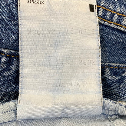 【中古品】【メンズ】 EURO LEVI'S ユーロ リーバイス 615-0216 刻印299 UK製 オレンジタブ 90S 615 DENIM PANTS デニム パンツ ボトムス ズボン 157-260814-cs-13-izu サイズ：W36 L32 カラー：インディゴ 万代Net店