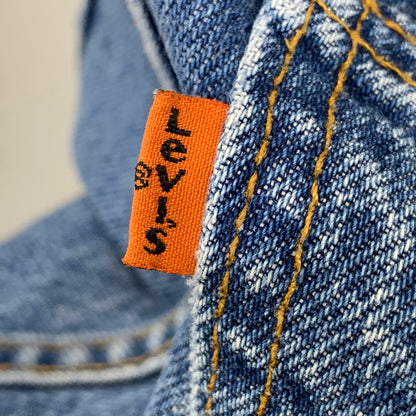 【中古品】【メンズ】 EURO LEVI'S ユーロ リーバイス 615-0216 刻印299 UK製 オレンジタブ 90S 615 DENIM PANTS デニム パンツ ボトムス ズボン 157-260814-cs-13-izu サイズ：W36 L32 カラー：インディゴ 万代Net店
