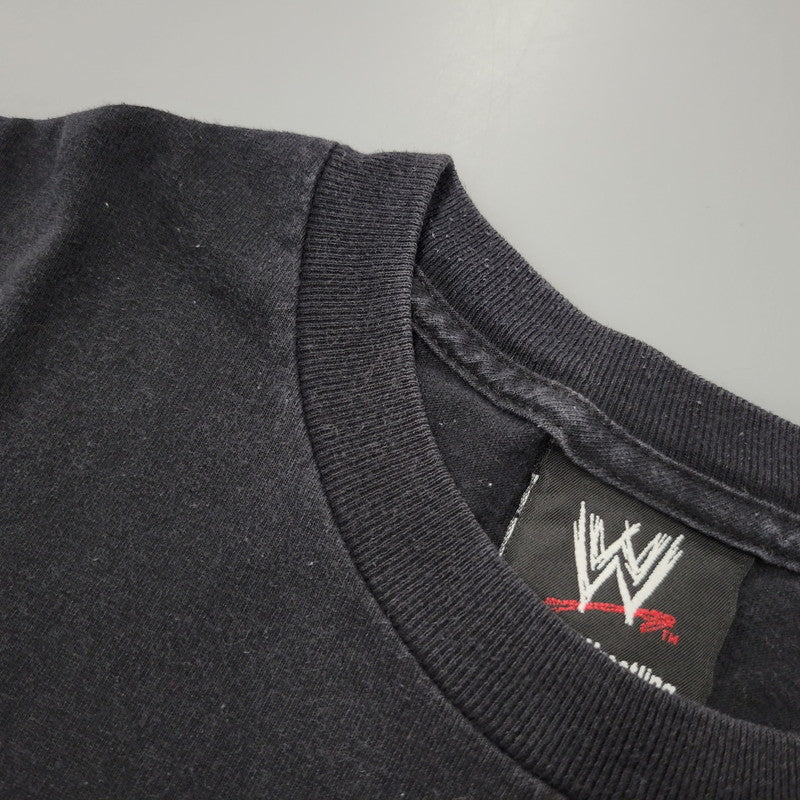 【中古品】【メンズ】 WWE ワールドレスリングエンターテインメント c2002 PROTECTED BY D-GENERATION SS TEE D-ジェネレーション ショートスリーブ Tシャツ トップス 146-260815-kh-03-izu サイズ：2XL カラー：ブラック 万代Net店