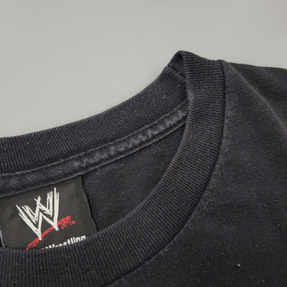 【中古品】【メンズ】 WWE ワールドレスリングエンターテインメント c2002 PROTECTED BY D-GENERATION SS TEE D-ジェネレーション ショートスリーブ Tシャツ トップス 146-260815-kh-03-izu サイズ：2XL カラー：ブラック 万代Net店