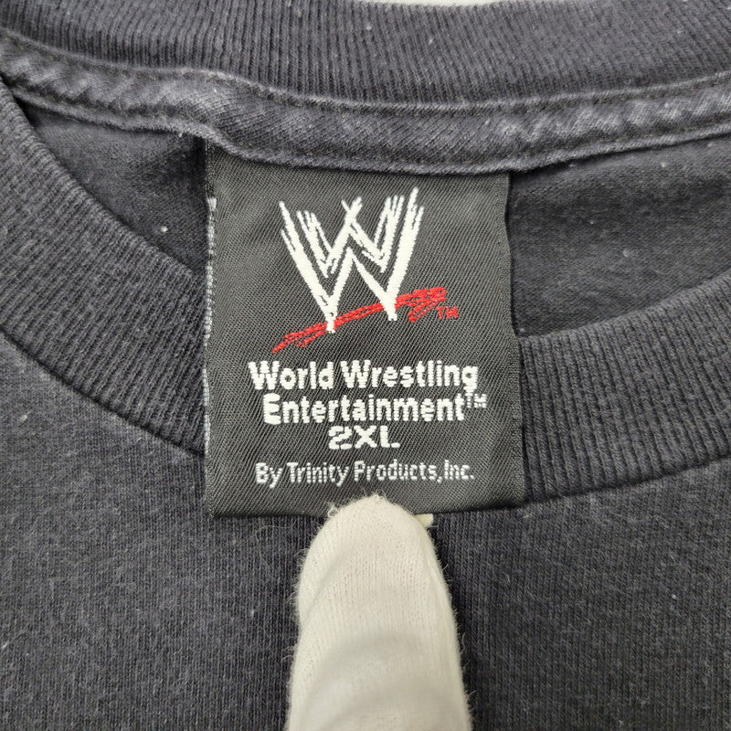 【中古品】【メンズ】 WWE ワールドレスリングエンターテインメント c2002 PROTECTED BY D-GENERATION SS TEE D-ジェネレーション ショートスリーブ Tシャツ トップス 146-260815-kh-03-izu サイズ：2XL カラー：ブラック 万代Net店
