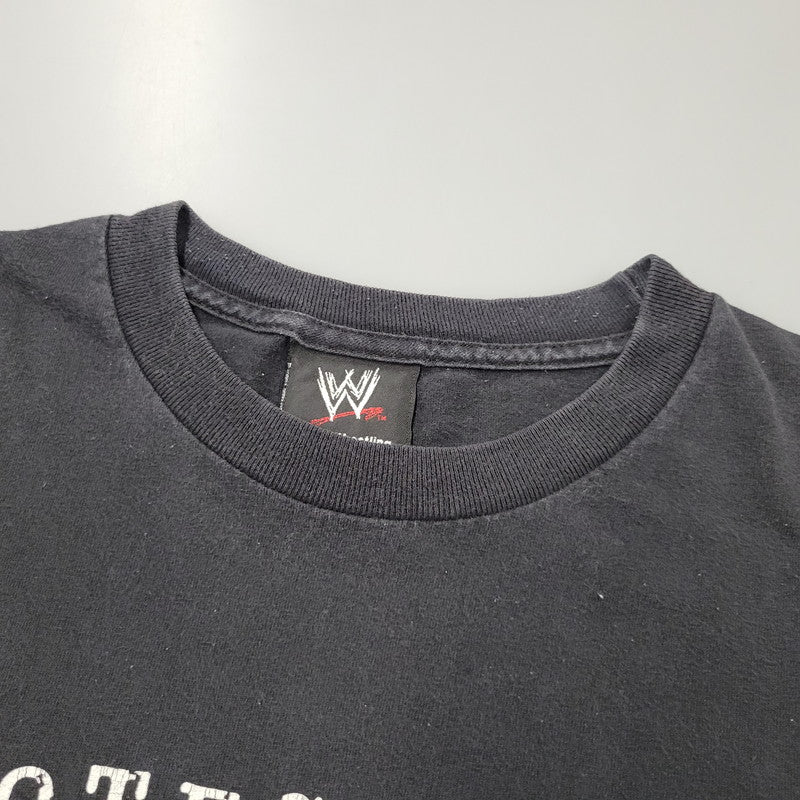 【中古品】【メンズ】 WWE ワールドレスリングエンターテインメント c2002 PROTECTED BY D-GENERATION SS TEE D-ジェネレーション ショートスリーブ Tシャツ トップス 146-260815-kh-03-izu サイズ：2XL カラー：ブラック 万代Net店