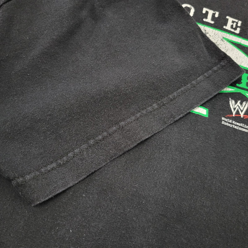 【中古品】【メンズ】 WWE ワールドレスリングエンターテインメント c2002 PROTECTED BY D-GENERATION SS TEE D-ジェネレーション ショートスリーブ Tシャツ トップス 146-260815-kh-03-izu サイズ：2XL カラー：ブラック 万代Net店