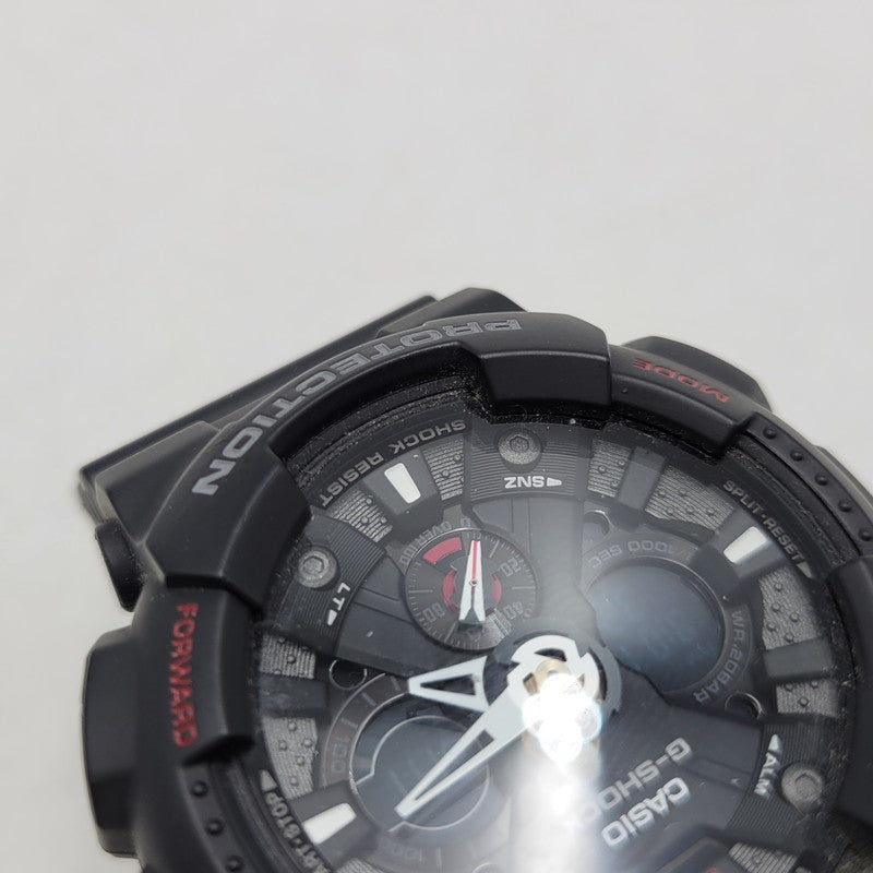 【中古品】【メンズ/レディース】 G-SHOCK ジーショック ANALOG-DIGITAL GA-120-1AJF アナデジ 腕時計 196-260814-as-09-izu カラー：ブラック 万代Net店