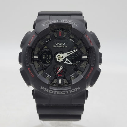 【中古品】【メンズ/レディース】 G-SHOCK ジーショック ANALOG-DIGITAL GA-120-1AJF アナデジ 腕時計 196-260814-as-09-izu カラー：ブラック 万代Net店