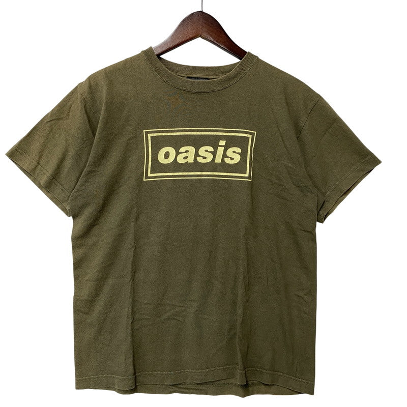 【中古品】【メンズ】 SHOOT シュート OASIS PRINT SS TEE オアシス プリント ショートスリーブ Tシャツ トップス 半袖 146-260812-cs-23-izu サイズ：M カラー：カーキ 万代Net店
