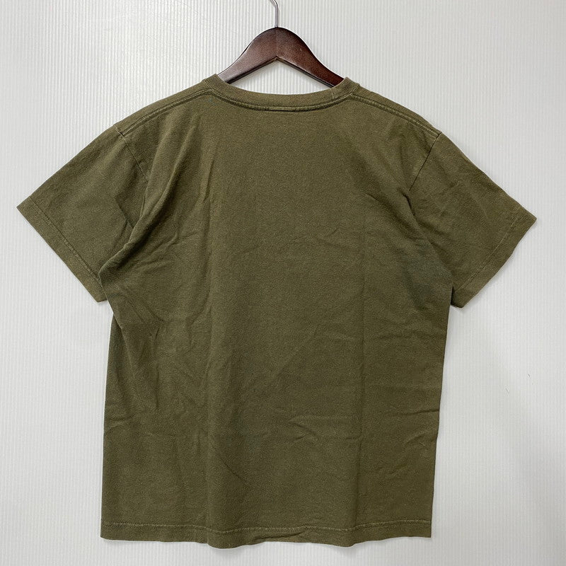 【中古品】【メンズ】 SHOOT シュート OASIS PRINT SS TEE オアシス プリント ショートスリーブ Tシャツ トップス 半袖 146-260812-cs-23-izu サイズ：M カラー：カーキ 万代Net店