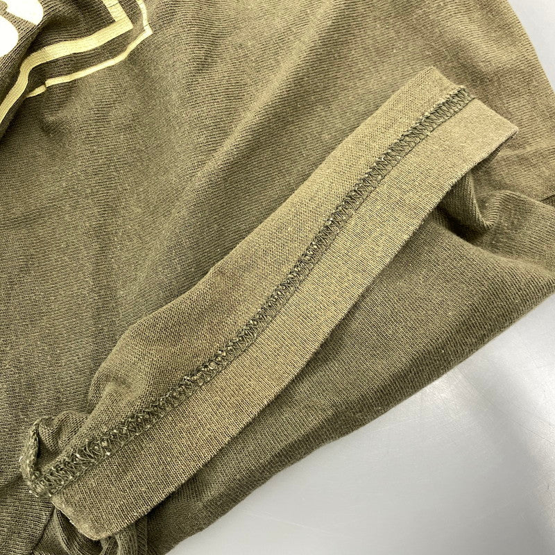 【中古品】【メンズ】 SHOOT シュート OASIS PRINT SS TEE オアシス プリント ショートスリーブ Tシャツ トップス 半袖 146-260812-cs-23-izu サイズ：M カラー：カーキ 万代Net店