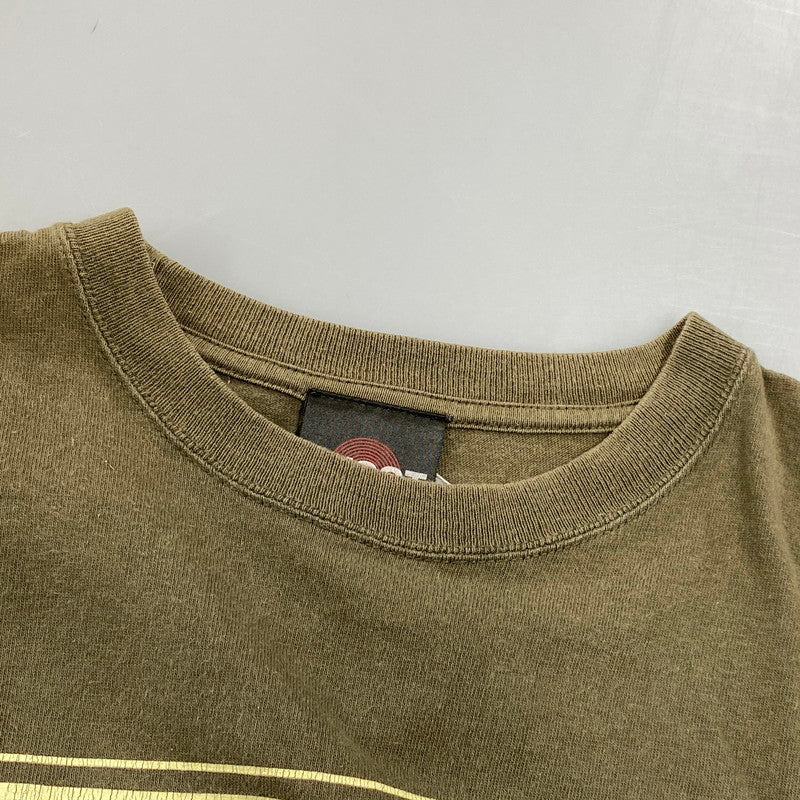【中古品】【メンズ】 SHOOT シュート OASIS PRINT SS TEE オアシス プリント ショートスリーブ Tシャツ トップス 半袖 146-260812-cs-23-izu サイズ：M カラー：カーキ 万代Net店