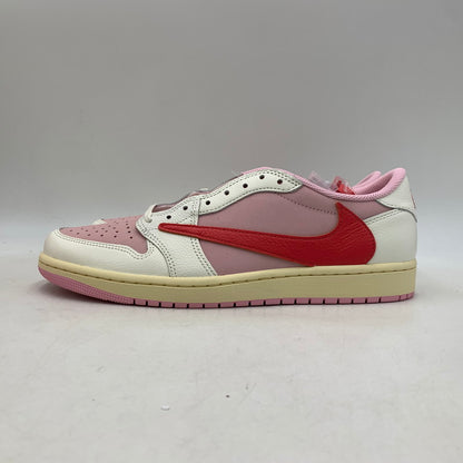 【中古美品】【メンズ】 NIKE ナイキ × TRAVIS SCOTT トラヴィス スコット AIR JORDAN 1 LOW OG SP IQ7604-101 エア ジョーダン 1 ロー OG SP スニーカー 靴 160-260806-as-25-izu サイズ：28.5cm カラー：SAIL/TROPICAL PINK-SHY PINK 万代Net店