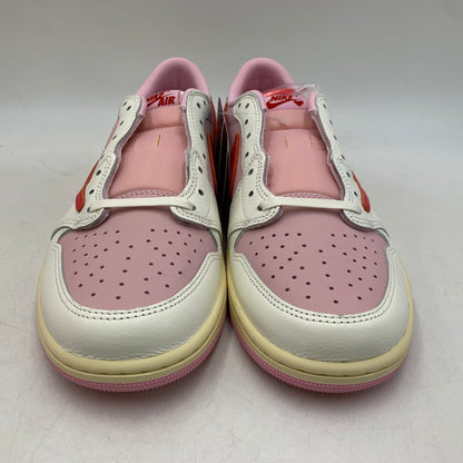 【中古美品】【メンズ】 NIKE ナイキ × TRAVIS SCOTT トラヴィス スコット AIR JORDAN 1 LOW OG SP IQ7604-101 エア ジョーダン 1 ロー OG SP スニーカー 靴 160-260806-as-25-izu サイズ：28.5cm カラー：SAIL/TROPICAL PINK-SHY PINK 万代Net店