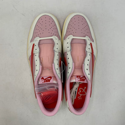 【中古美品】【メンズ】 NIKE ナイキ × TRAVIS SCOTT トラヴィス スコット AIR JORDAN 1 LOW OG SP IQ7604-101 エア ジョーダン 1 ロー OG SP スニーカー 靴 160-260806-as-25-izu サイズ：28.5cm カラー：SAIL/TROPICAL PINK-SHY PINK 万代Net店