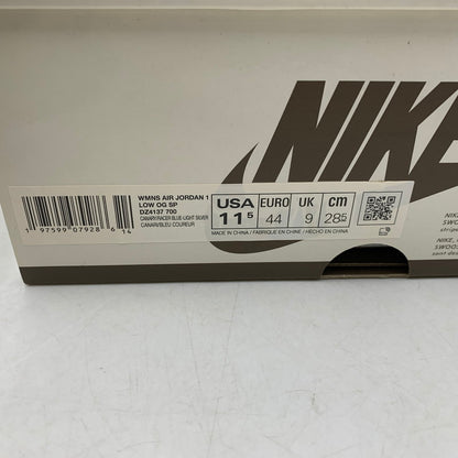 【中古美品】【メンズ】 NIKE ナイキ × TRAVIS SCOTT トラヴィス スコット WMNS AIR JORDAN 1 LOW OG SP DZ4137-700 ウィメンズ エア ジョーダン 1 ロー スニーカー 靴 160-260806-as-23-izu サイズ：28.5cm カラー：CANARY/RACER BLUE-LIGHT SILVER 万代Net店
