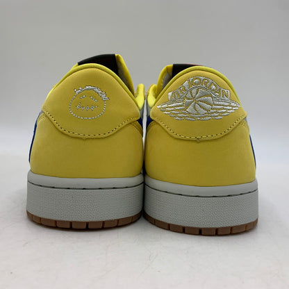 【中古美品】【メンズ】 NIKE ナイキ × TRAVIS SCOTT トラヴィス スコット WMNS AIR JORDAN 1 LOW OG SP DZ4137-700 ウィメンズ エア ジョーダン 1 ロー スニーカー 靴 160-260806-as-23-izu サイズ：28.5cm カラー：CANARY/RACER BLUE-LIGHT SILVER 万代Net店