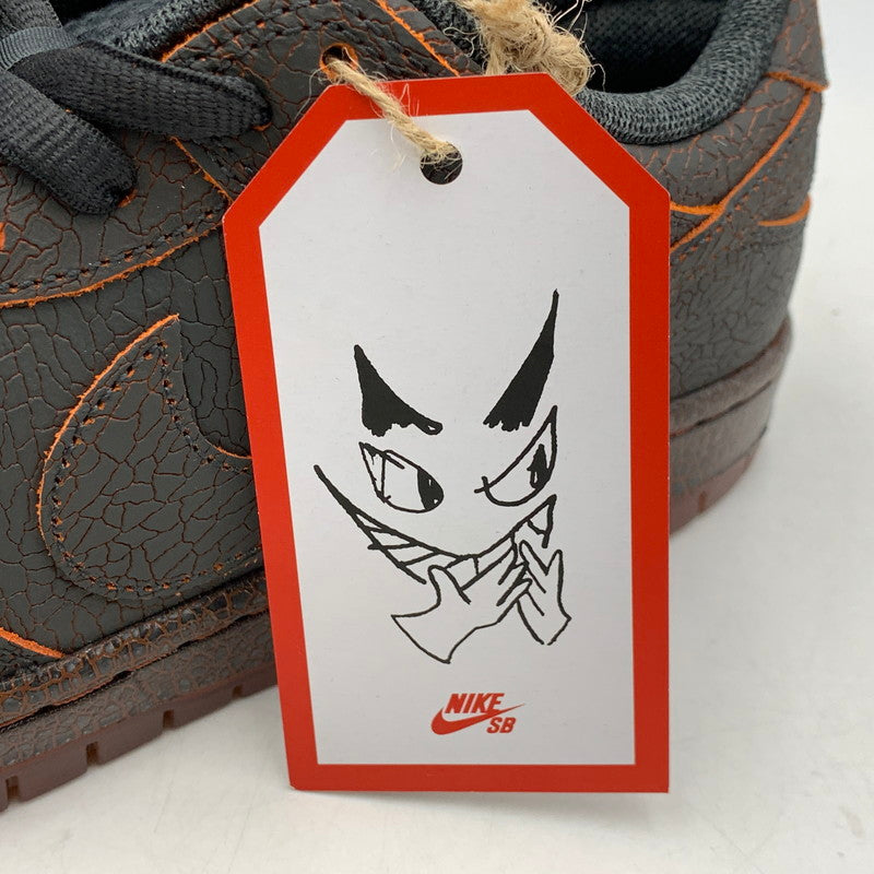 【中古美品】【メンズ】 NIKE SB ナイキエスビー DUNK LOW PRO PRM HV1668-001 ダンク ロー プロ プレミアム スニーカー 靴 160-260806-as-24-izu サイズ：28.5cm カラー：DK SMOKE GREY/CAMPFIRE ORANGE 万代Net店