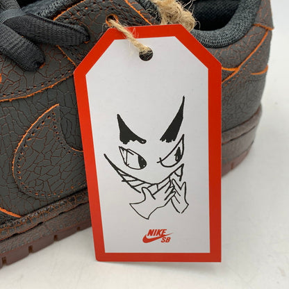 【中古美品】【メンズ】 NIKE SB ナイキエスビー DUNK LOW PRO PRM HV1668-001 ダンク ロー プロ プレミアム スニーカー 靴 160-260806-as-24-izu サイズ：28.5cm カラー：DK SMOKE GREY/CAMPFIRE ORANGE 万代Net店