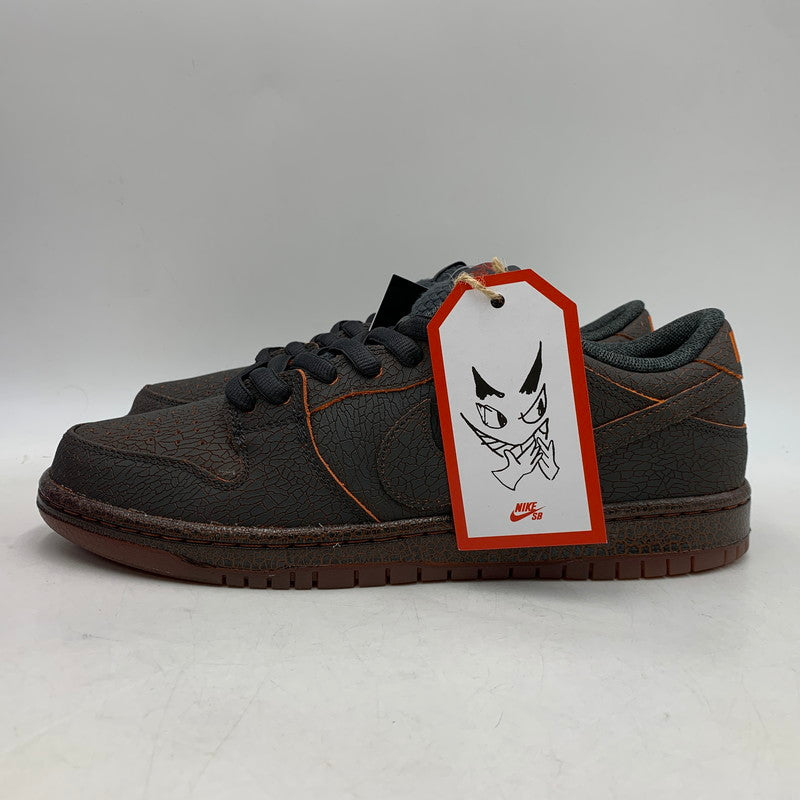【中古美品】【メンズ】 NIKE SB ナイキエスビー DUNK LOW PRO PRM HV1668-001 ダンク ロー プロ プレミアム スニーカー 靴 160-260806-as-24-izu サイズ：28.5cm カラー：DK SMOKE GREY/CAMPFIRE ORANGE 万代Net店