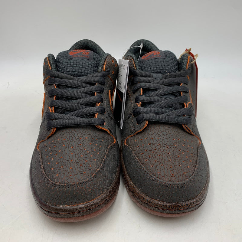 【中古美品】【メンズ】 NIKE SB ナイキエスビー DUNK LOW PRO PRM HV1668-001 ダンク ロー プロ プレミアム スニーカー 靴 160-260806-as-24-izu サイズ：28.5cm カラー：DK SMOKE GREY/CAMPFIRE ORANGE 万代Net店