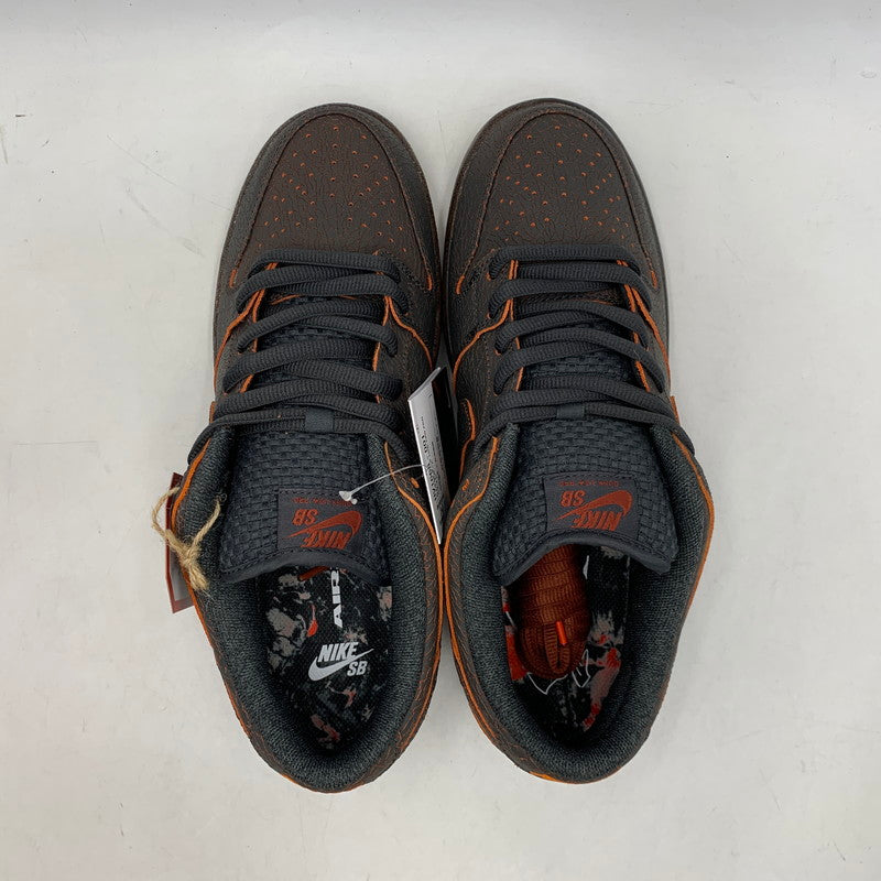 【中古美品】【メンズ】 NIKE SB ナイキエスビー DUNK LOW PRO PRM HV1668-001 ダンク ロー プロ プレミアム スニーカー 靴 160-260806-as-24-izu サイズ：28.5cm カラー：DK SMOKE GREY/CAMPFIRE ORANGE 万代Net店