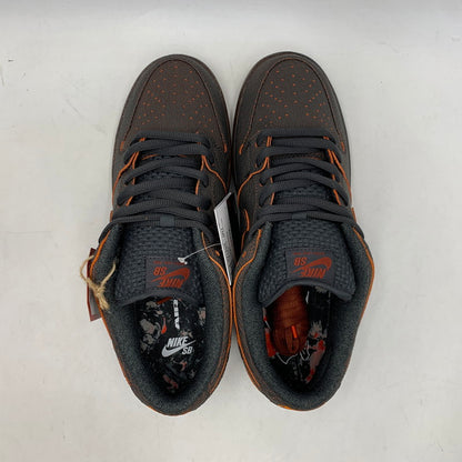 【中古美品】【メンズ】 NIKE SB ナイキエスビー DUNK LOW PRO PRM HV1668-001 ダンク ロー プロ プレミアム スニーカー 靴 160-260806-as-24-izu サイズ：28.5cm カラー：DK SMOKE GREY/CAMPFIRE ORANGE 万代Net店