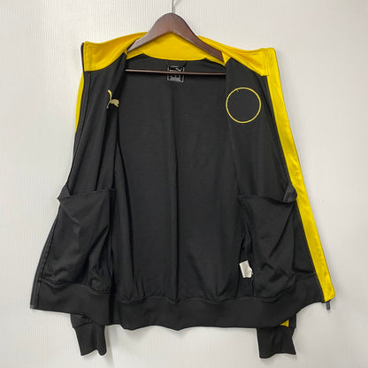 【中古品】【メンズ】 PUMA プーマ 754101-02 DORTMUND TRACK JACKET ドルトムント トラック ジャケット アウター 148-260812-cs-22-izu サイズ：US M カラー：ブラック×イエロー 万代Net店