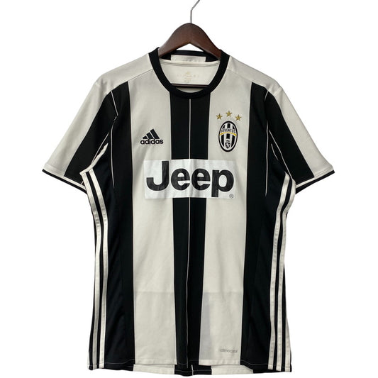 【中古品】【メンズ】 ADIDAS アディダス AI6241 16-17 JUVENTUS FC UNIFORM ユベントス エフシー ユニフォーム トップス 半袖 148-260812-cs-21-izu サイズ：M カラー：ホワイト×ブラック 万代Net店