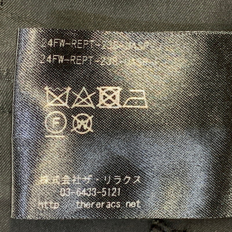 【中古品】【メンズ】 THE RERACS ザリラクス 24FW-REPT-238-UASP-J 24FW BAKER PANTS べイカー パンツ ボトムス ズボン 151-260814-cs-17-izu サイズ：46 カラー：ブラック 万代Net店