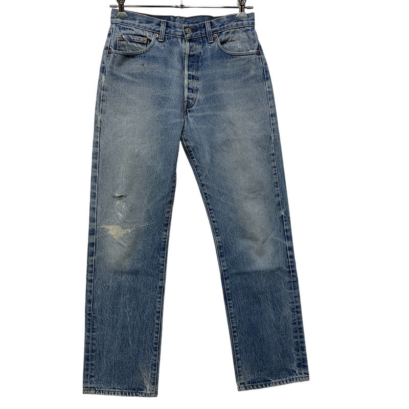 【中古品】【メンズ】 LEVI'S リーバイス USA製 IRREGULARスタンプ 501 DENIM PANTS デニム パンツ ボトムス ズボン 157-260814-cs-14-izu サイズ：W33 L34 カラー：インディゴ 万代Net店