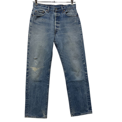 【中古品】【メンズ】 LEVI'S リーバイス USA製 IRREGULARスタンプ 501 DENIM PANTS デニム パンツ ボトムス ズボン 157-260814-cs-14-izu サイズ：W33 L34 カラー：インディゴ 万代Net店