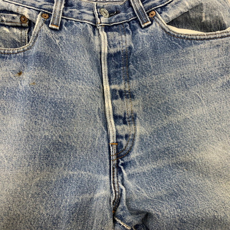 【中古品】【メンズ】 LEVI'S リーバイス USA製 IRREGULARスタンプ 501 DENIM PANTS デニム パンツ ボトムス ズボン 157-260814-cs-14-izu サイズ：W33 L34 カラー：インディゴ 万代Net店