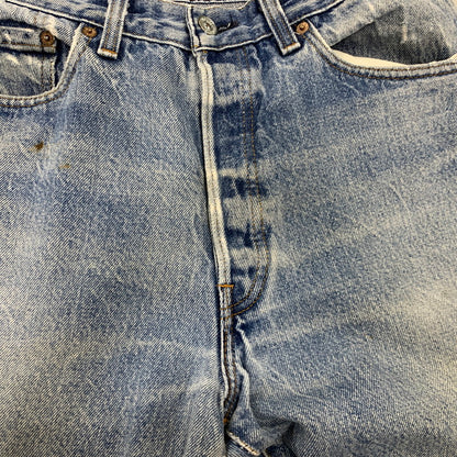【中古品】【メンズ】 LEVI'S リーバイス USA製 IRREGULARスタンプ 501 DENIM PANTS デニム パンツ ボトムス ズボン 157-260814-cs-14-izu サイズ：W33 L34 カラー：インディゴ 万代Net店