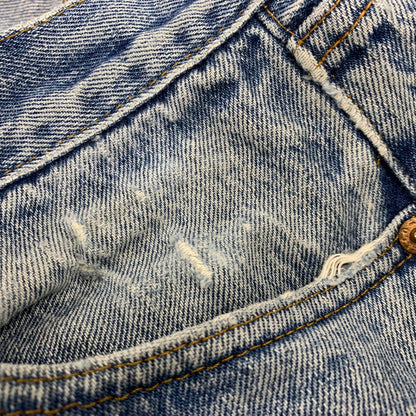 【中古品】【メンズ】 LEVI'S リーバイス USA製 IRREGULARスタンプ 501 DENIM PANTS デニム パンツ ボトムス ズボン 157-260814-cs-14-izu サイズ：W33 L34 カラー：インディゴ 万代Net店