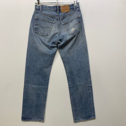 【中古品】【メンズ】 LEVI'S リーバイス USA製 IRREGULARスタンプ 501 DENIM PANTS デニム パンツ ボトムス ズボン 157-260814-cs-14-izu サイズ：W33 L34 カラー：インディゴ 万代Net店