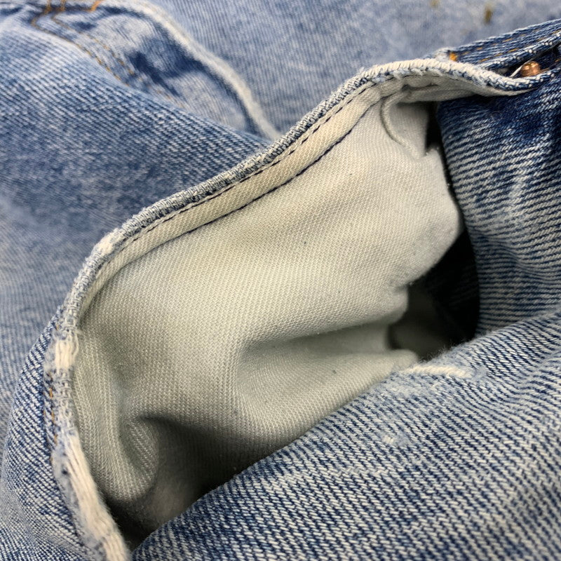 【中古品】【メンズ】 LEVI'S リーバイス USA製 IRREGULARスタンプ 501 DENIM PANTS デニム パンツ ボトムス ズボン 157-260814-cs-14-izu サイズ：W33 L34 カラー：インディゴ 万代Net店