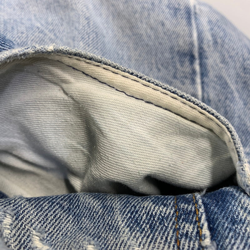 【中古品】【メンズ】 LEVI'S リーバイス USA製 IRREGULARスタンプ 501 DENIM PANTS デニム パンツ ボトムス ズボン 157-260814-cs-14-izu サイズ：W33 L34 カラー：インディゴ 万代Net店