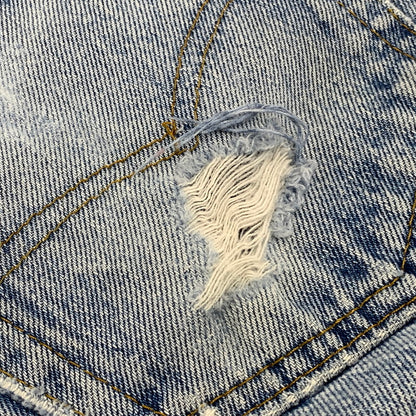 【中古品】【メンズ】 LEVI'S リーバイス USA製 IRREGULARスタンプ 501 DENIM PANTS デニム パンツ ボトムス ズボン 157-260814-cs-14-izu サイズ：W33 L34 カラー：インディゴ 万代Net店