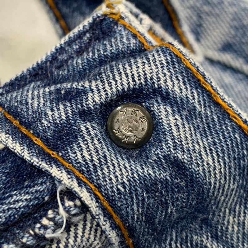 【中古品】【メンズ】 LEVI'S リーバイス USA製 IRREGULARスタンプ 501 DENIM PANTS デニム パンツ ボトムス ズボン 157-260814-cs-14-izu サイズ：W33 L34 カラー：インディゴ 万代Net店