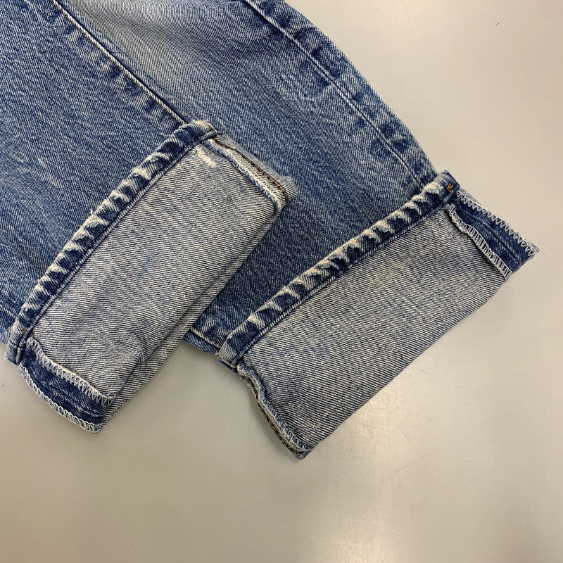 【中古品】【メンズ】 LEVI'S リーバイス USA製 IRREGULARスタンプ 501 DENIM PANTS デニム パンツ ボトムス ズボン 157-260814-cs-14-izu サイズ：W33 L34 カラー：インディゴ 万代Net店