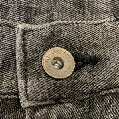 【中古品】【メンズ】 SEMANTIC DESIGN セマンティックデザイン WESTERN FLARE DENIM PANTS ウエスタン フレア デニム パンツ ボトムス ズボン 158-260814-cs-12-izu サイズ：L カラー：ブラック 万代Net店