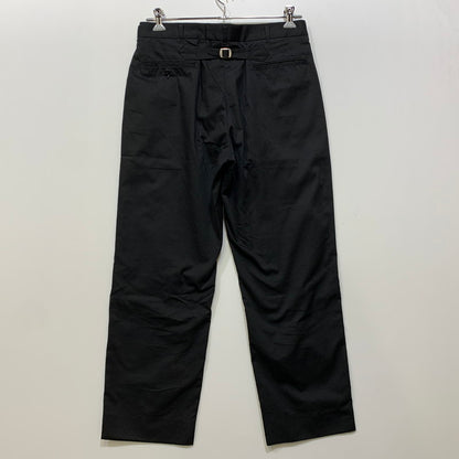 【中古品】【メンズ】 FOUNDOUR ファウンダ 015FD251015 25SS TWILL PANTS ツイル パンツ ボトムス ズボン 151-260814-cs-16-izu サイズ：4 カラー：ブラック 万代Net店